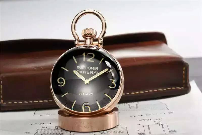 3A新款發布：沛納海PAM581小座鐘1 日本進口石英機芯 雙面半球面玻璃 鋼質錶殼
