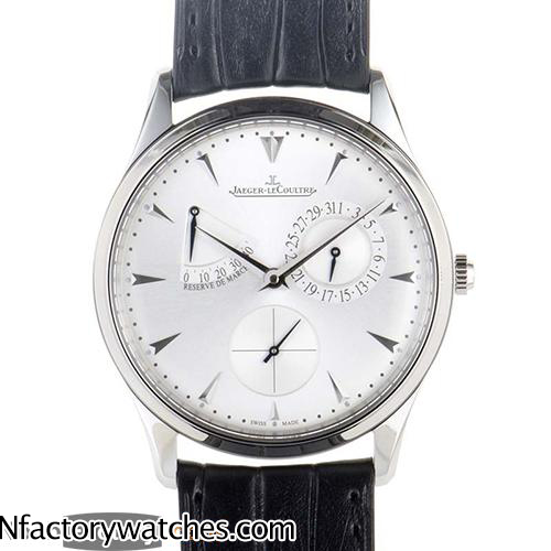 3A積家Jaeger-LeCoultre MASTER ULTRA THIN 超薄大師系列 Q1378420 海鷗複刻積家 圓形錶帶黑色牛皮 316L不鏽鋼