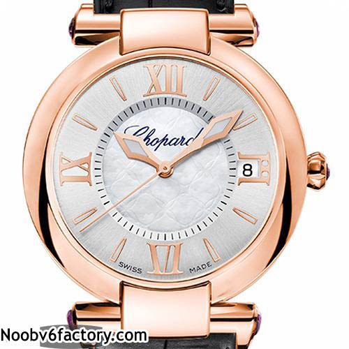 3A蕭邦Chopard IMPERIALE系列 384822-5001 實心316L不鏽鋼 電鍍18k玫瑰金錶圈