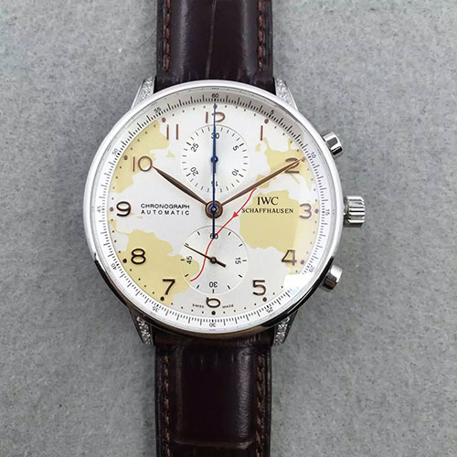 3A萬國 IWC 葡萄牙計時系列 搭載定制丹東7750機芯 側邊帶鉆