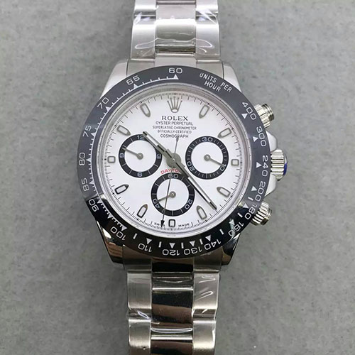 3A勞力士 Rolex 迪通拿 Daytona 巴塞爾錶 展最熱門款式陶瓷圈鋼款 搭載7750機芯 藍寶石玻璃