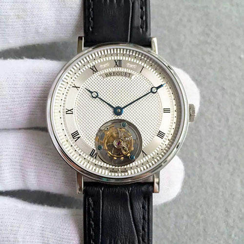 3A寶璣 Breguet 經典系列超薄真飛輪 搭載手動頂級洗花真飛輪機芯 藍寶石鏡面 316精鋼