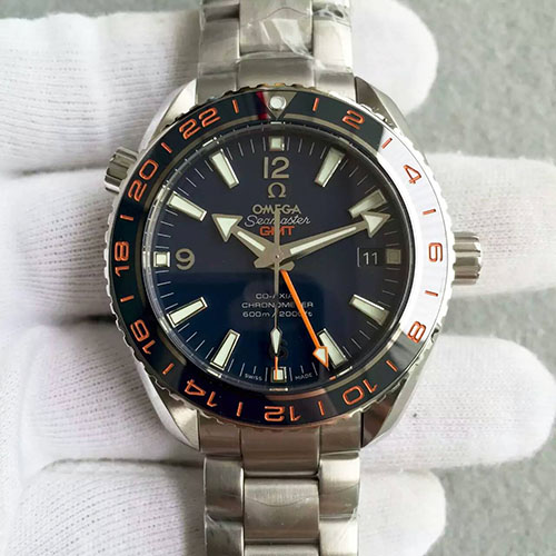 3A歐米茄 Omega 新海馬系列GMT 兩地時區 搭載8605機芯 藍寶石鏡面 KW出品