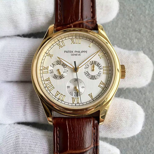 3A百達翡麗 Patek Philippe 復雜功能系列 搭載9015改裝復刻原版Cal.324機芯 日歷、周歷、月歷、24小時