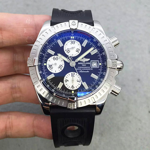 3A百年靈 Breitling 五珠全鋼航空計時腕錶  搭載7750機芯 藍寶石玻璃 316精鋼