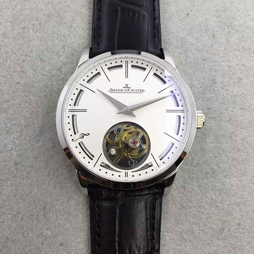 3A積家 Jaeger-LeCoultre 大師系列手動頂級真飛輪 雙面藍寶石水晶玻璃 316精鋼