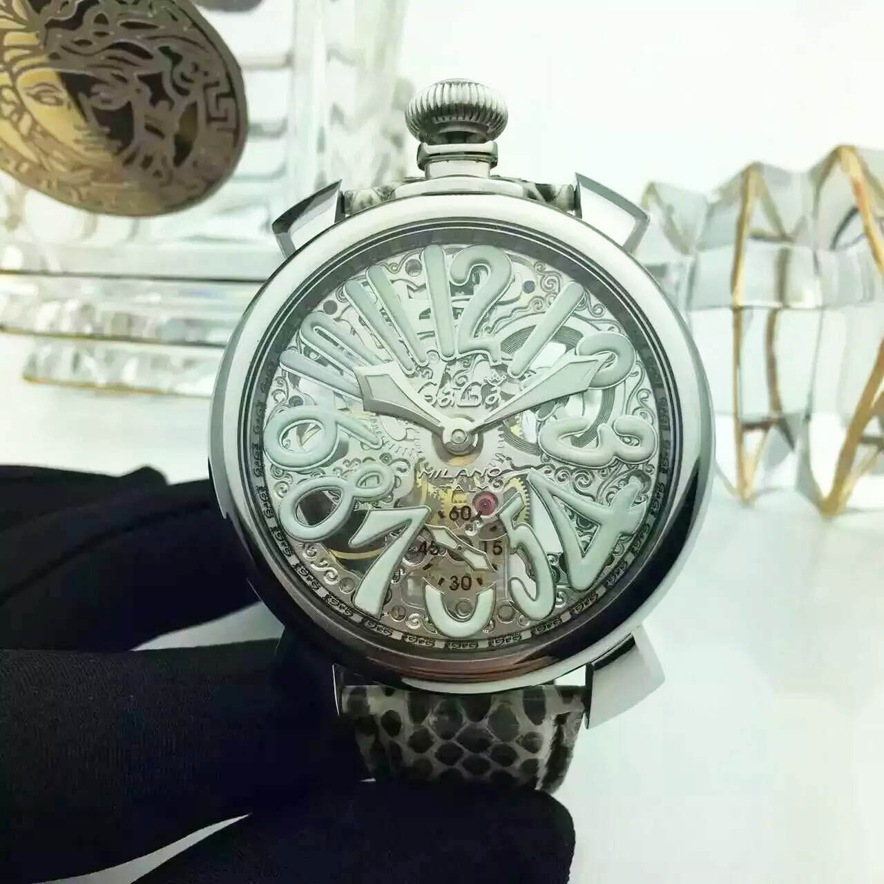 3AGAGA 最新款超夜光 316精鋼 礦物質超強鏡面 精品男士腕錶 