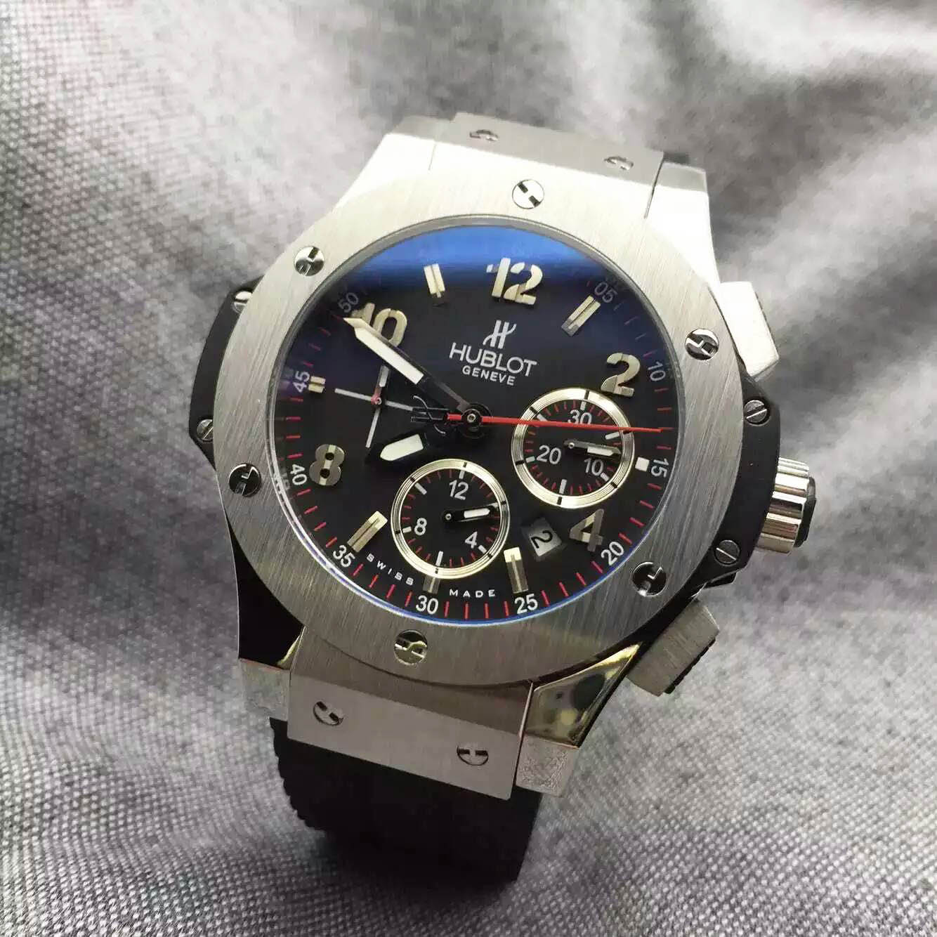 3A恒寶（HUBLOT)搭載4100全自動計時機芯（7750同時發售）藍寶石玻璃