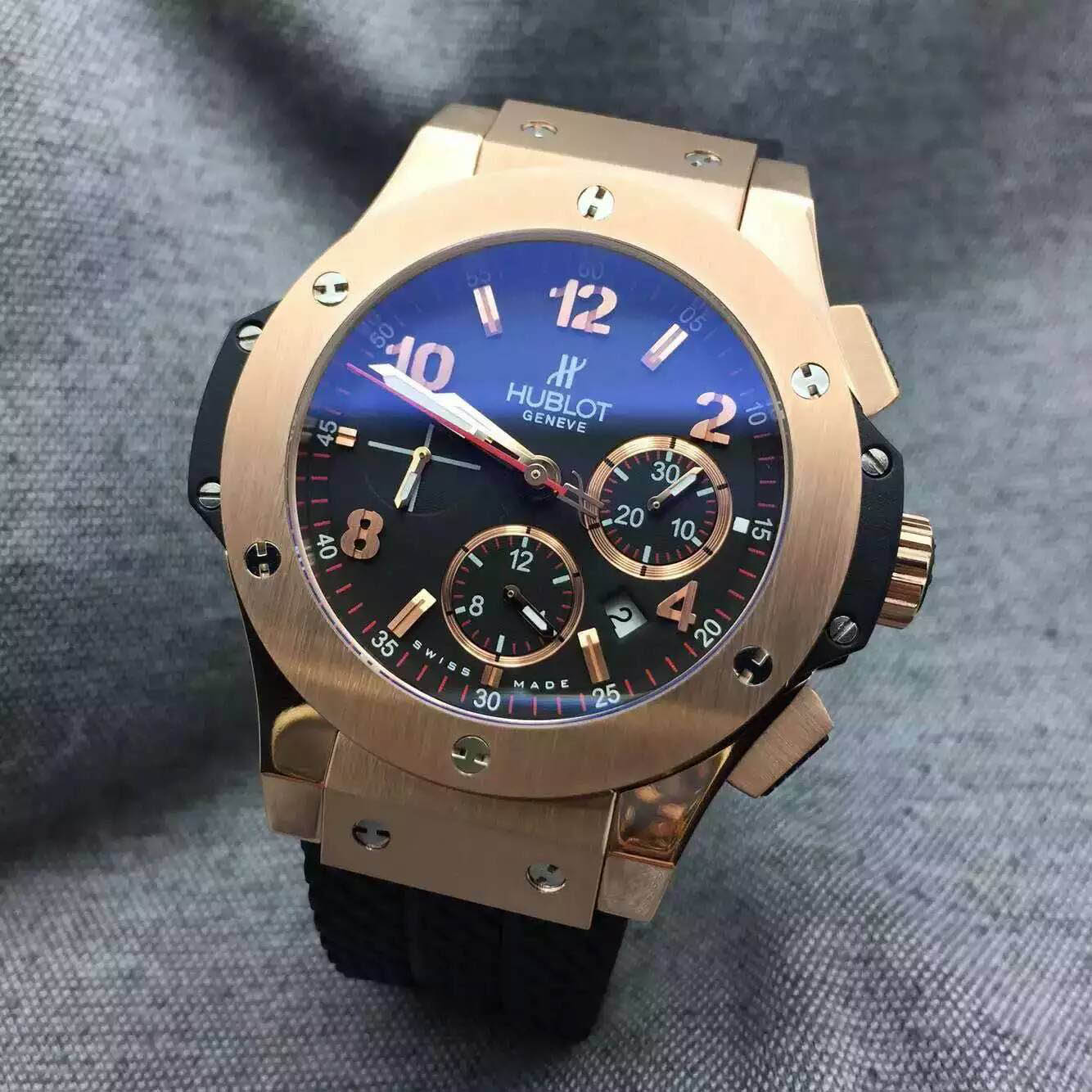 3A恒寶（HUBLOT)搭載4100全自動計時機芯（7750同時發售）一比一復刻 高仿手錶 