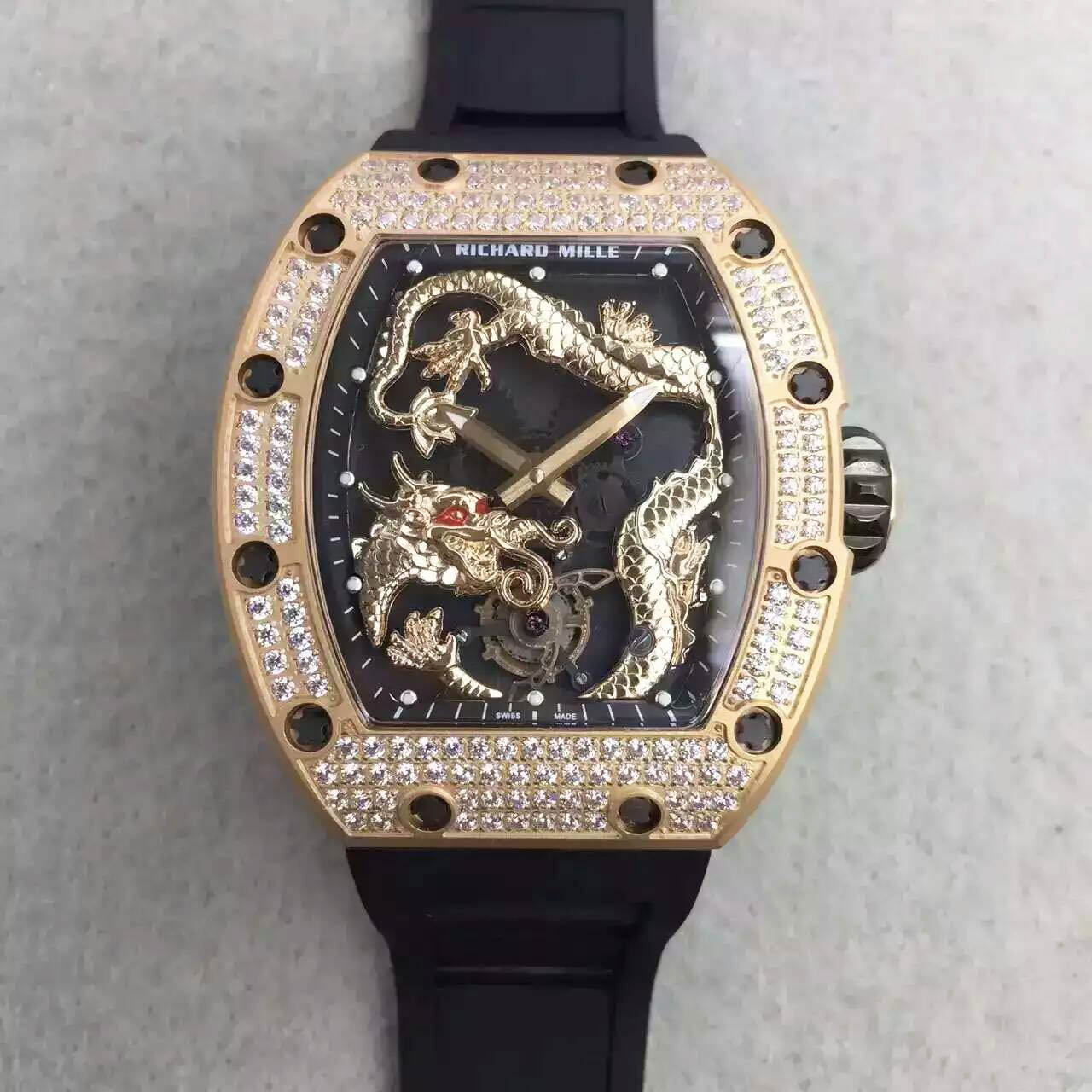 3A查理德米勒 Richard Mille 中國龍系列 熱門腕錶推薦 1:1手錶
