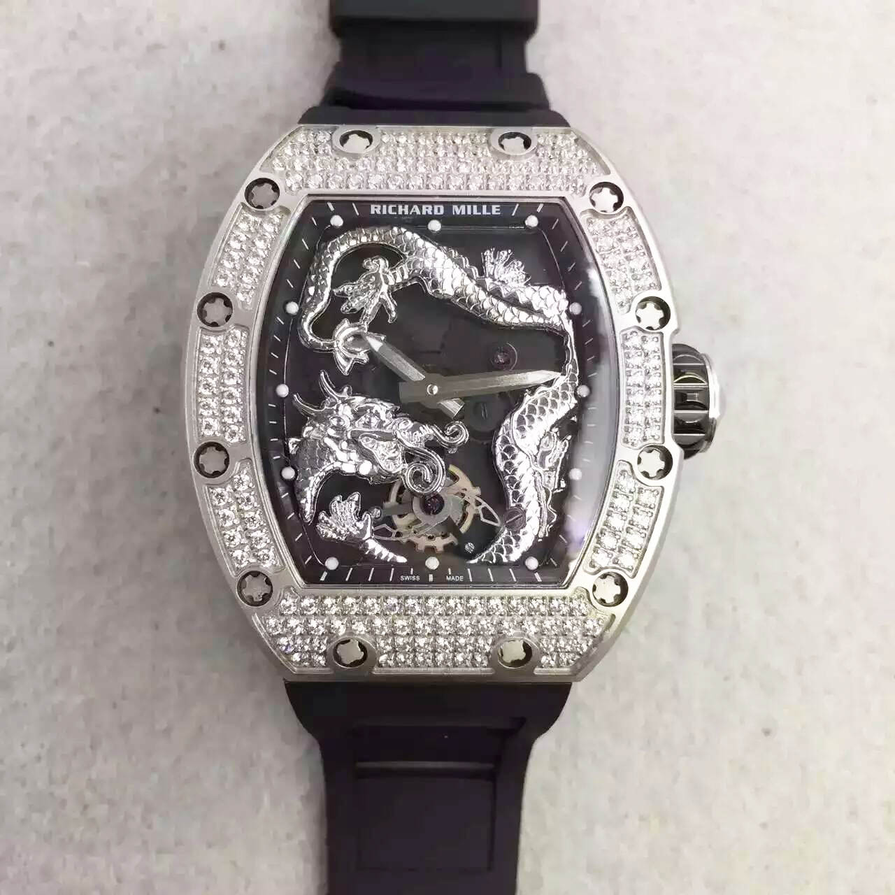 3A查理德米勒 Richard Mille 中國龍系列 1:1手錶 a貨手錶 