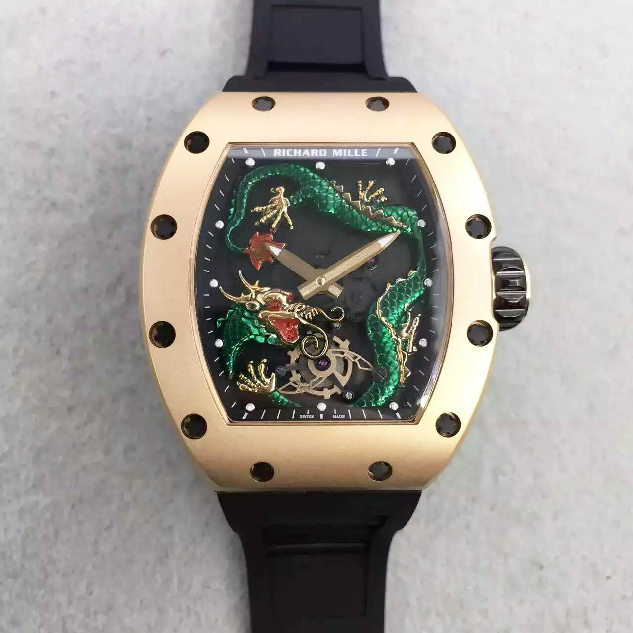 3A查理德米勒 Richard Mille 中國龍系列 一比一復刻 1:1手錶