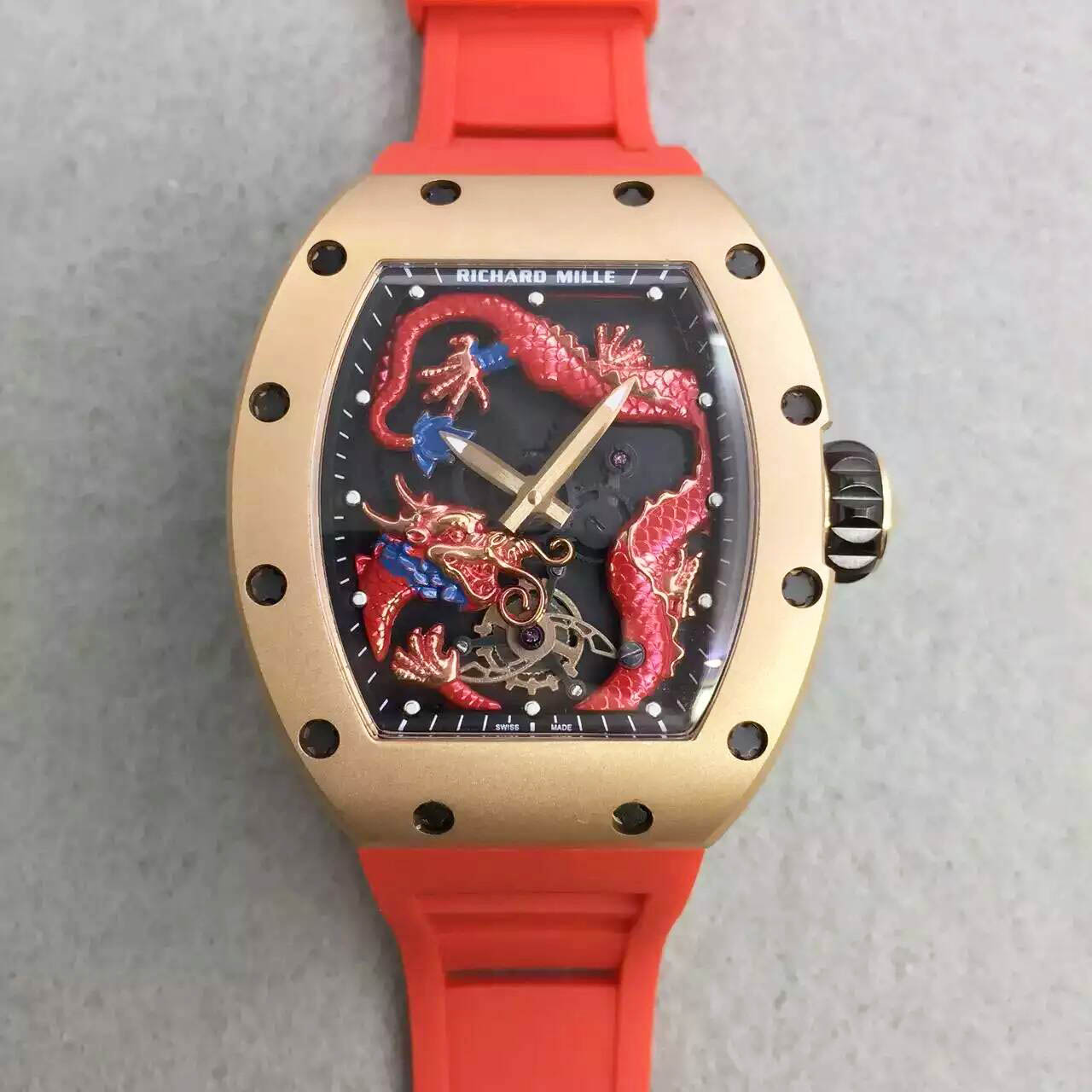 3A查理德米勒 Richard Mille 中國龍系列 1:1手錶 a貨手錶  