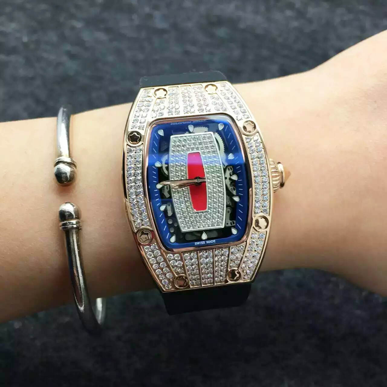 3A理查德·米勒 Richard Mille RM07-01潮款女裝勁爆上市 動感錶盤 原裝進口機械機芯