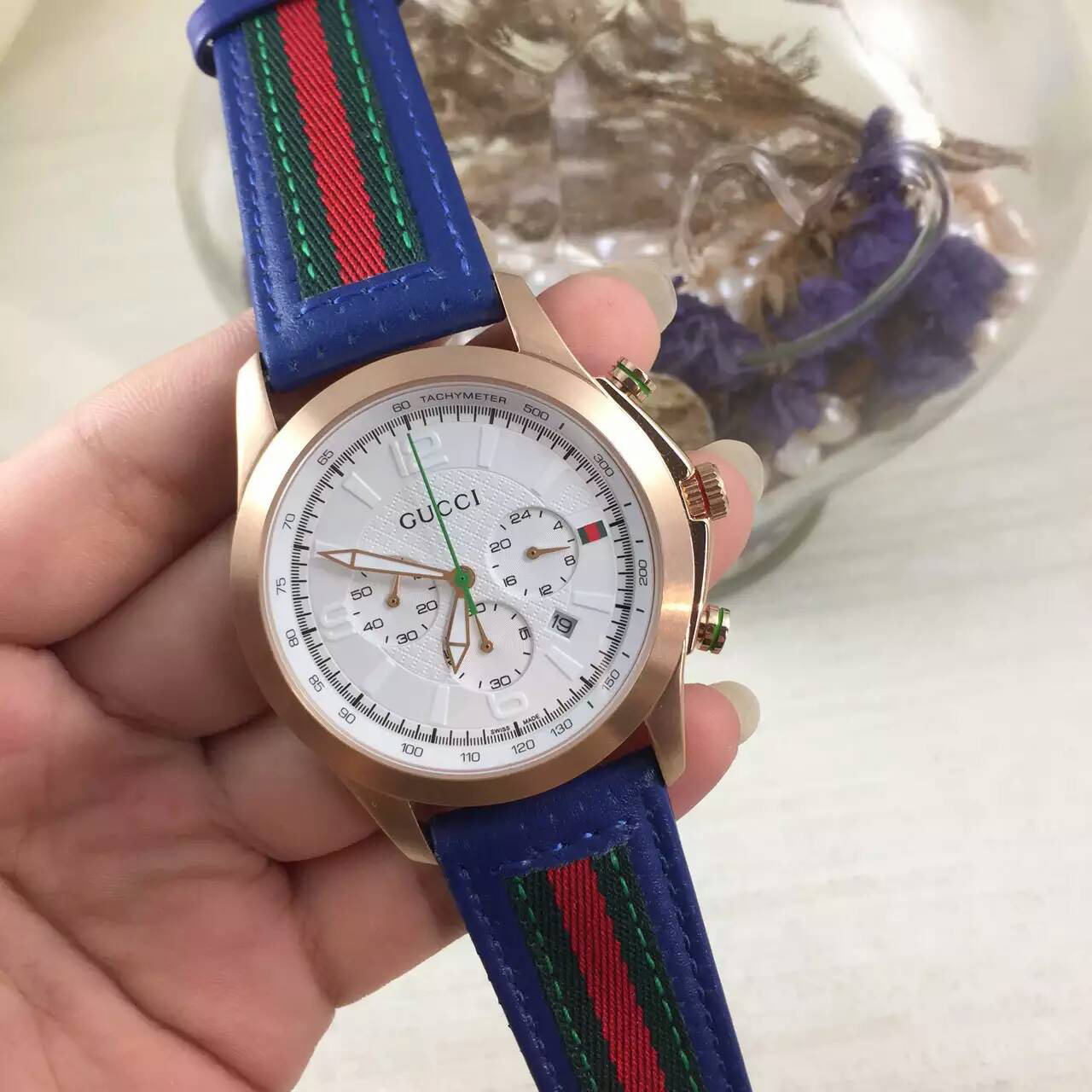 3A古馳 Gucci 男士新款最高版本獨家定制首發 直徑約42mm