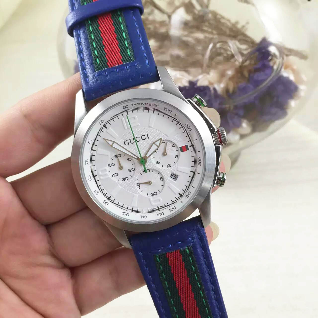 3A古馳 Gucci 男士新款最高版本獨家定制首發 直徑約42mm 1比1復刻