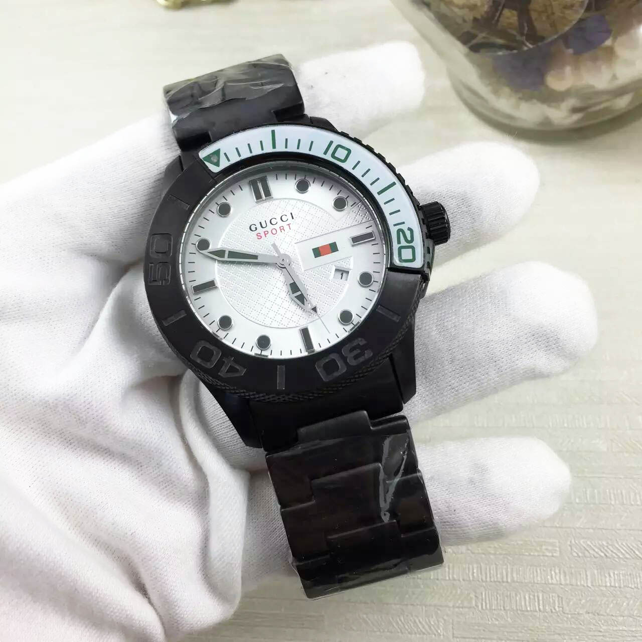 3A古馳 Gucci 男仕最新爆款搭載進口石英機芯 精鋼殼套