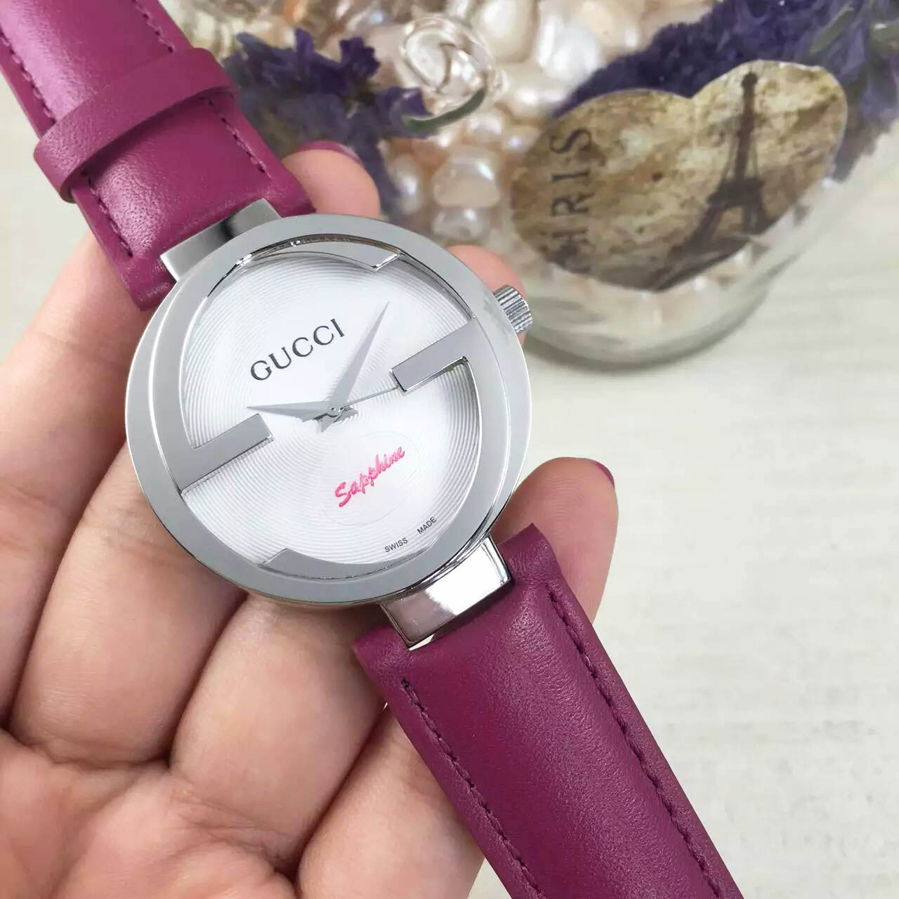 3A古馳 Gucci 專利殼形設計雙G系列 原裝針扣