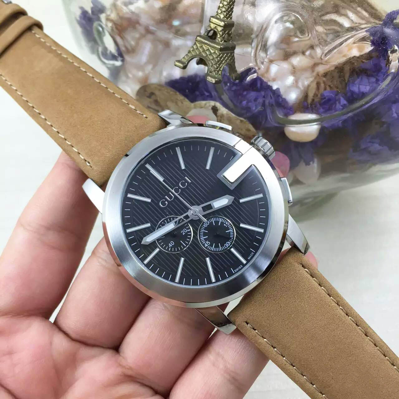 3A古馳 Gucci 單G系列男裝最高板本精品全新出貨 獨領風騷