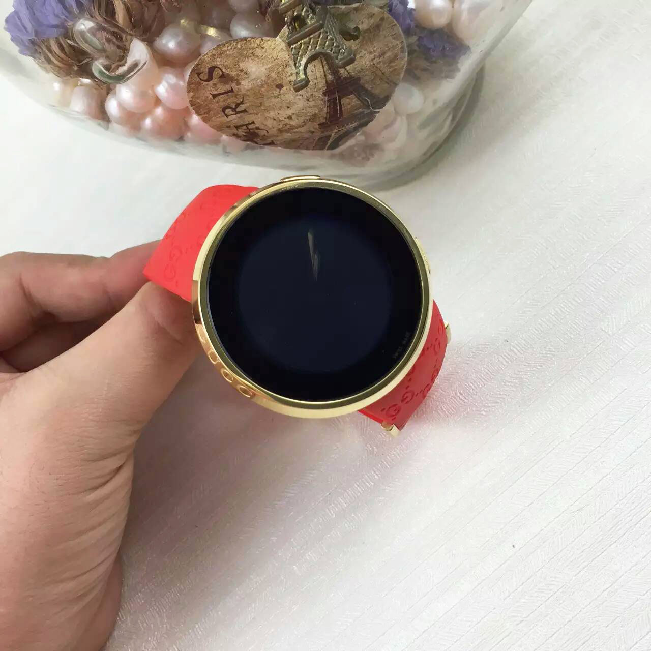3A古馳 Gucci 電子顯示款搭載原裝機芯 1比1復刻 膠帶都帶著香香的奶香味