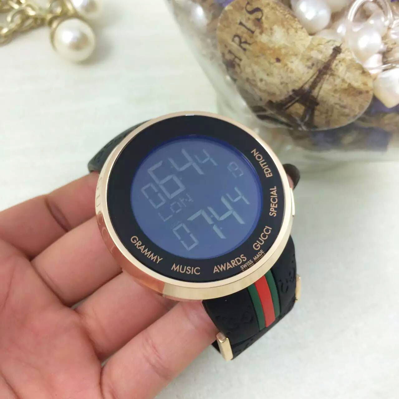 3A古馳 Gucci 電子顯示款搭載原裝機芯 1比1復刻 雙顯功能 