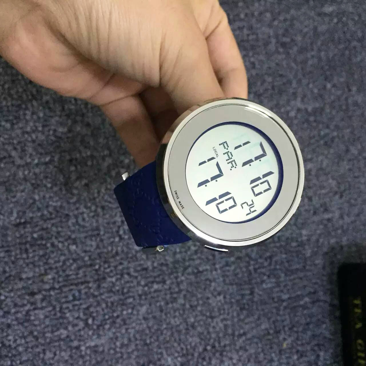 3A古馳 Gucci 電子顯示款搭載原裝機芯 1比1復刻 高仿手錶 