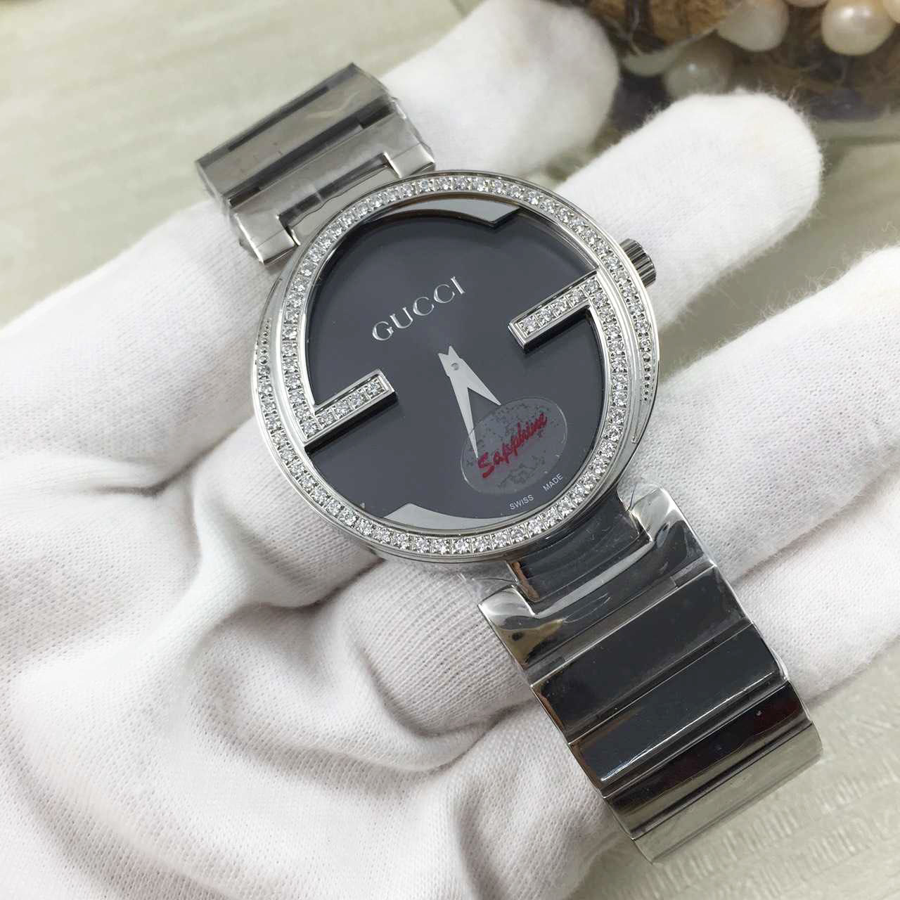 3A古馳 Gucci 專利殼形設計雙G系列2針 原裝針扣 大號38MM 小號29mm 