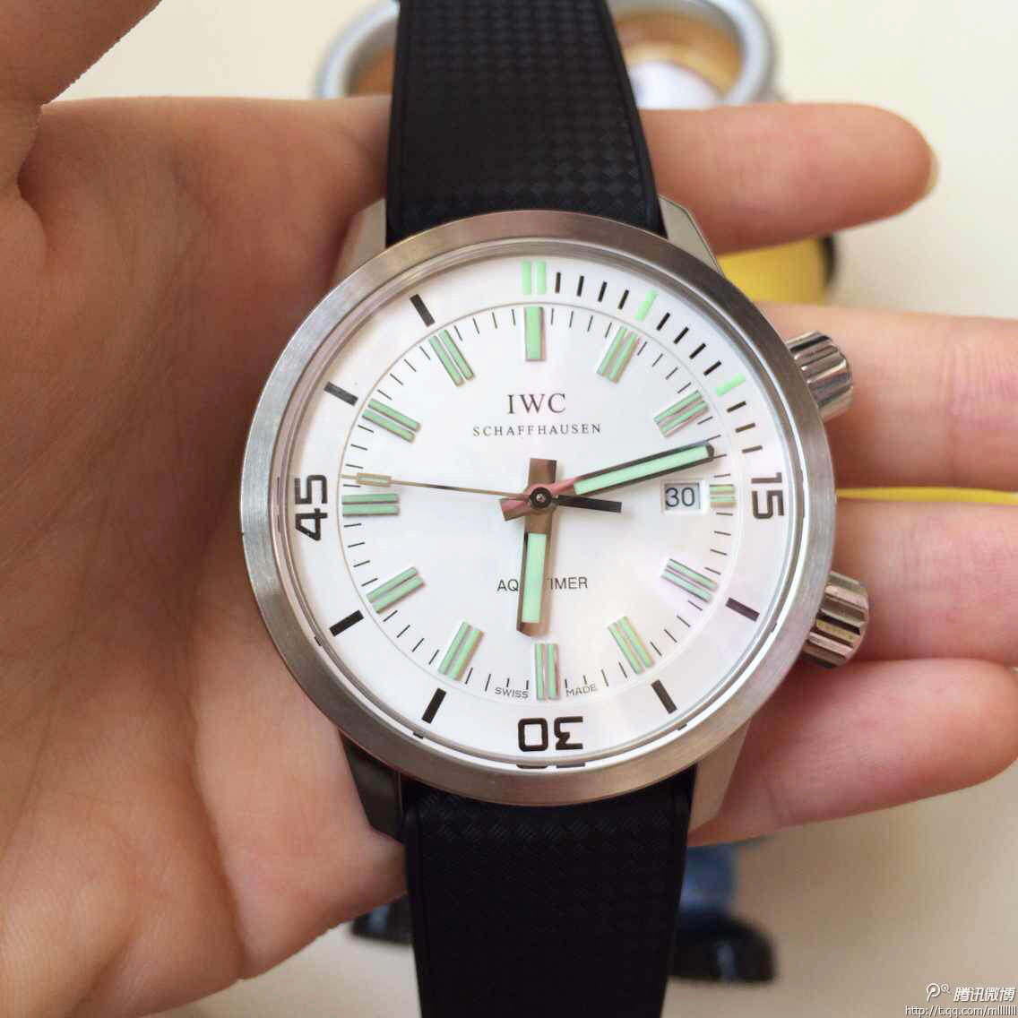3A萬國 IWC 大三針膠帶夜光機械款