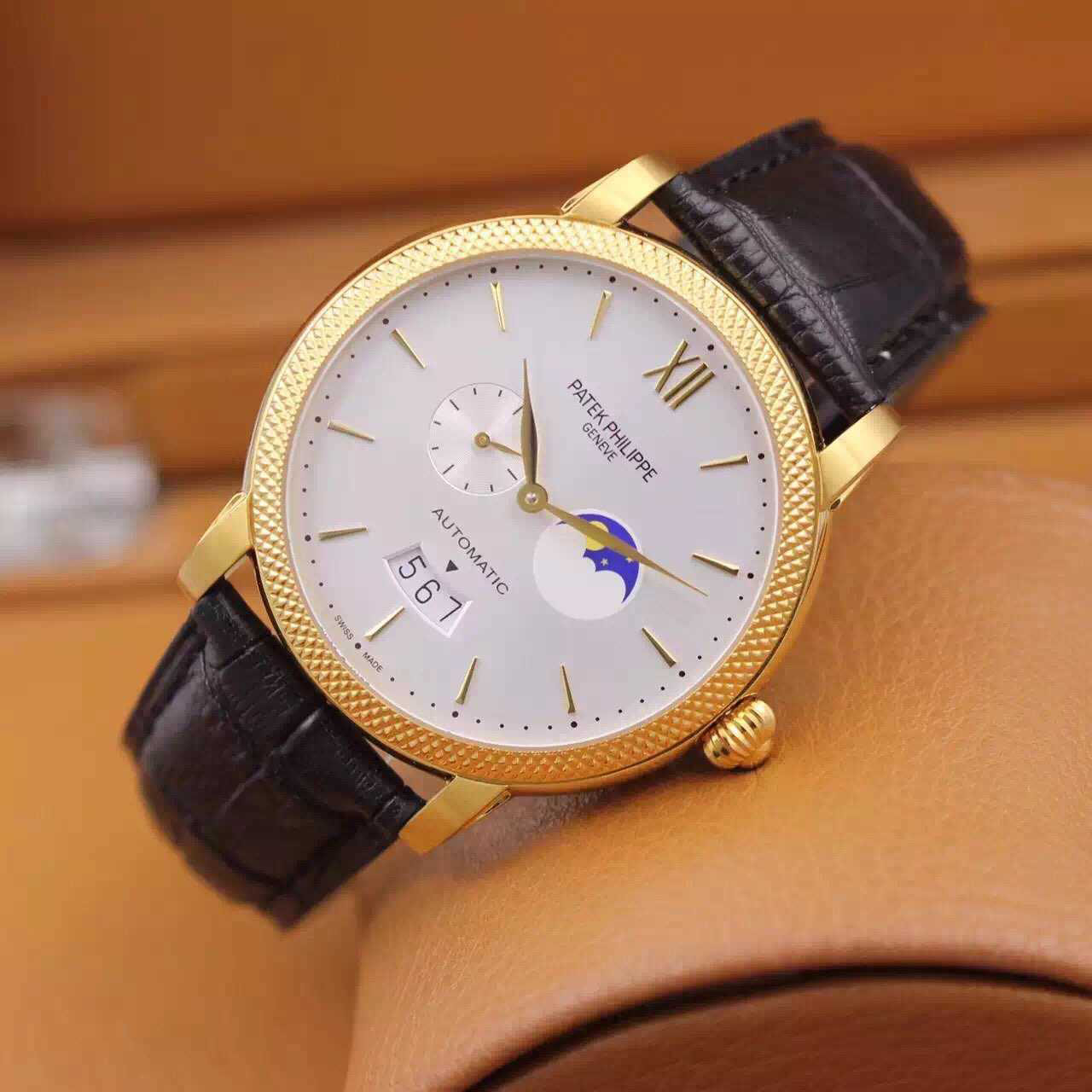 3A百達翡麗 Patek Philippe 5130古典系列 搭載ETA2824瑞士機芯 精致小牛皮 42mm 