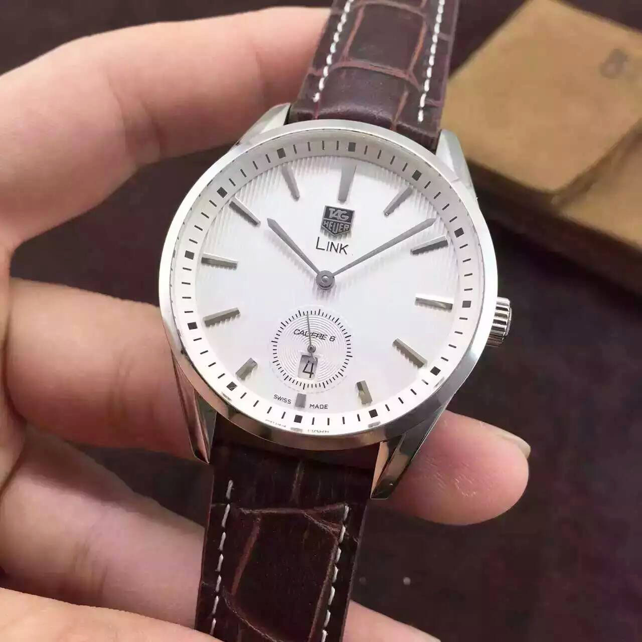 3A豪雅 TAG Heuer 卡萊拉系列 頂尖版本原裝復刻1:1 機芯自動錘 雙卜藍寶石水晶鏡片