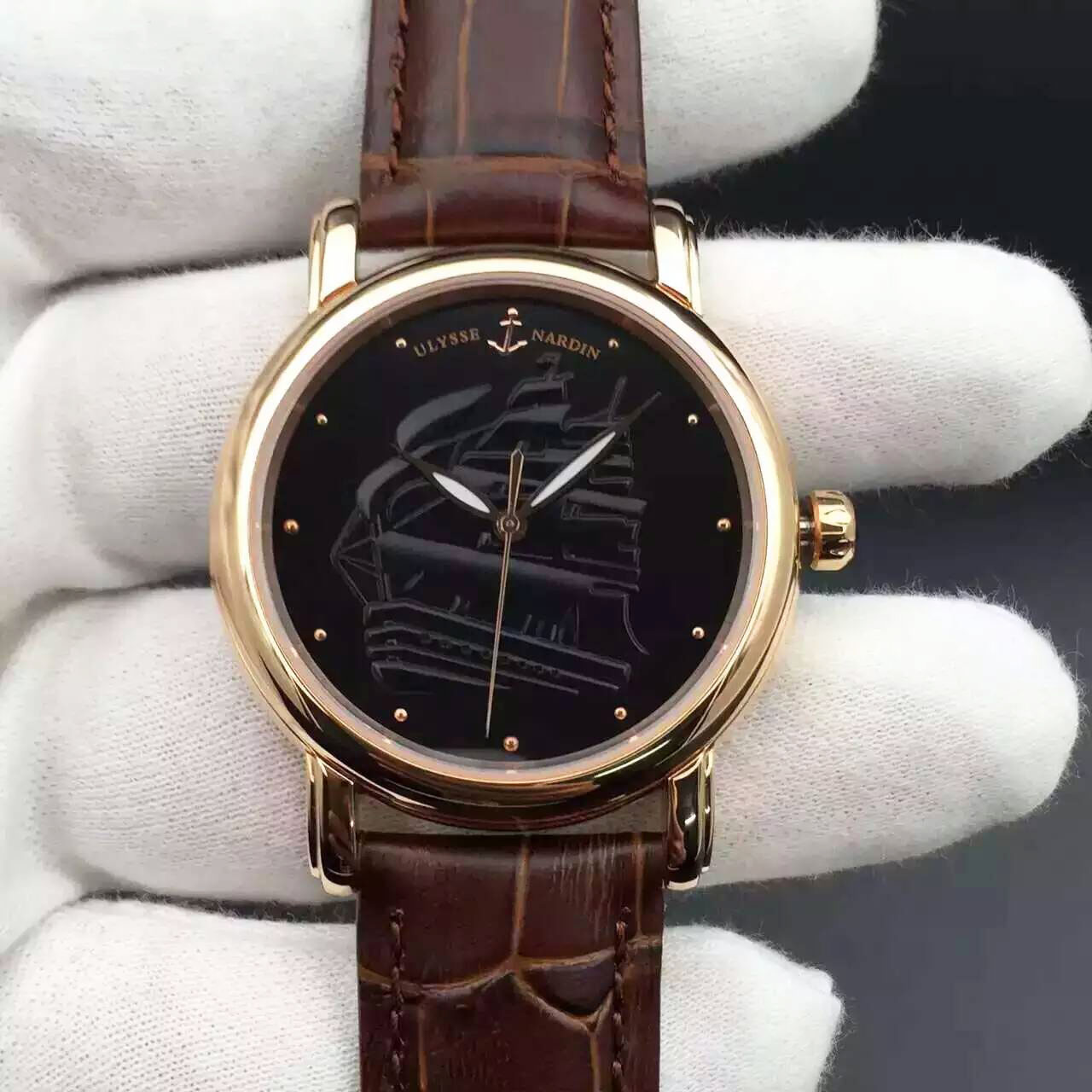 3A雅典 Ulysse Nardin 男士高級腕錶 搭載 ETA2824機芯 40mm 爆款