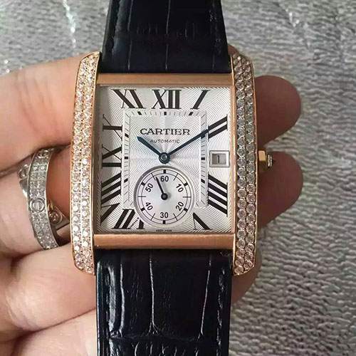 3A卡地亞 Cartier MC坦克系列 搭載ETA小秒自動機械機芯 藍寶石玻璃 JF精品 