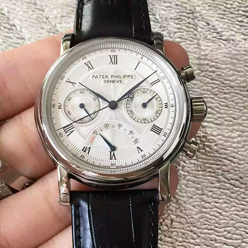 3A百達翡麗 Patek Philippe 多功能計時腕錶 搭載7750手動上鏈機芯 藍寶石玻璃 