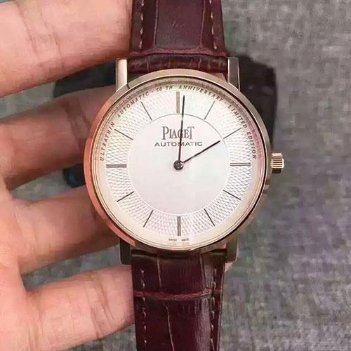 3A伯爵 Piaget 頂級復刻版 新款男士機械腕錶 搭載9015機芯 意大利小牛皮