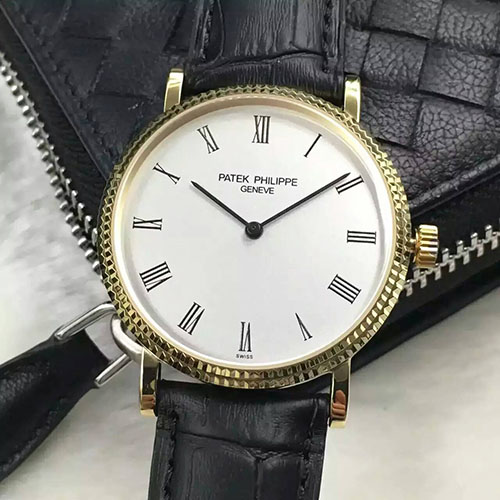 3A百達翡麗 Patek Philippe 古典系列男款 法國定制皮帶 搭載原裝進口Cal.215PS機芯