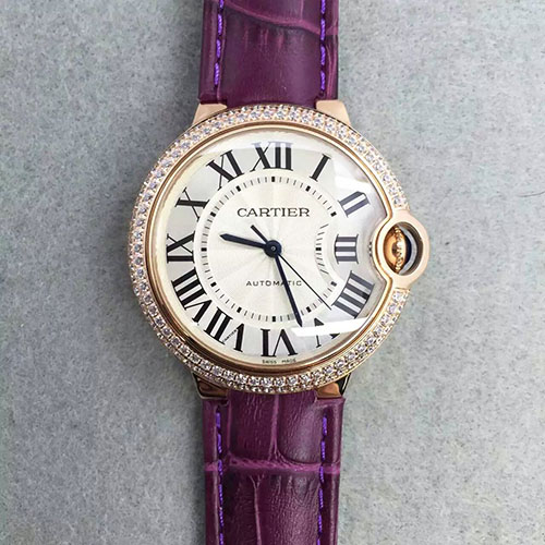 3A卡地亞 Cartier 藍氣球系列中號玫金帶鉆圈 JF出品