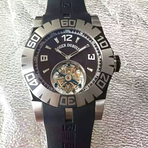 3A羅杰杜彼 Roger Dubuis Hommage真飛輪系列 316精鋼 BM精品 搭載手動頂級真飛輪機芯