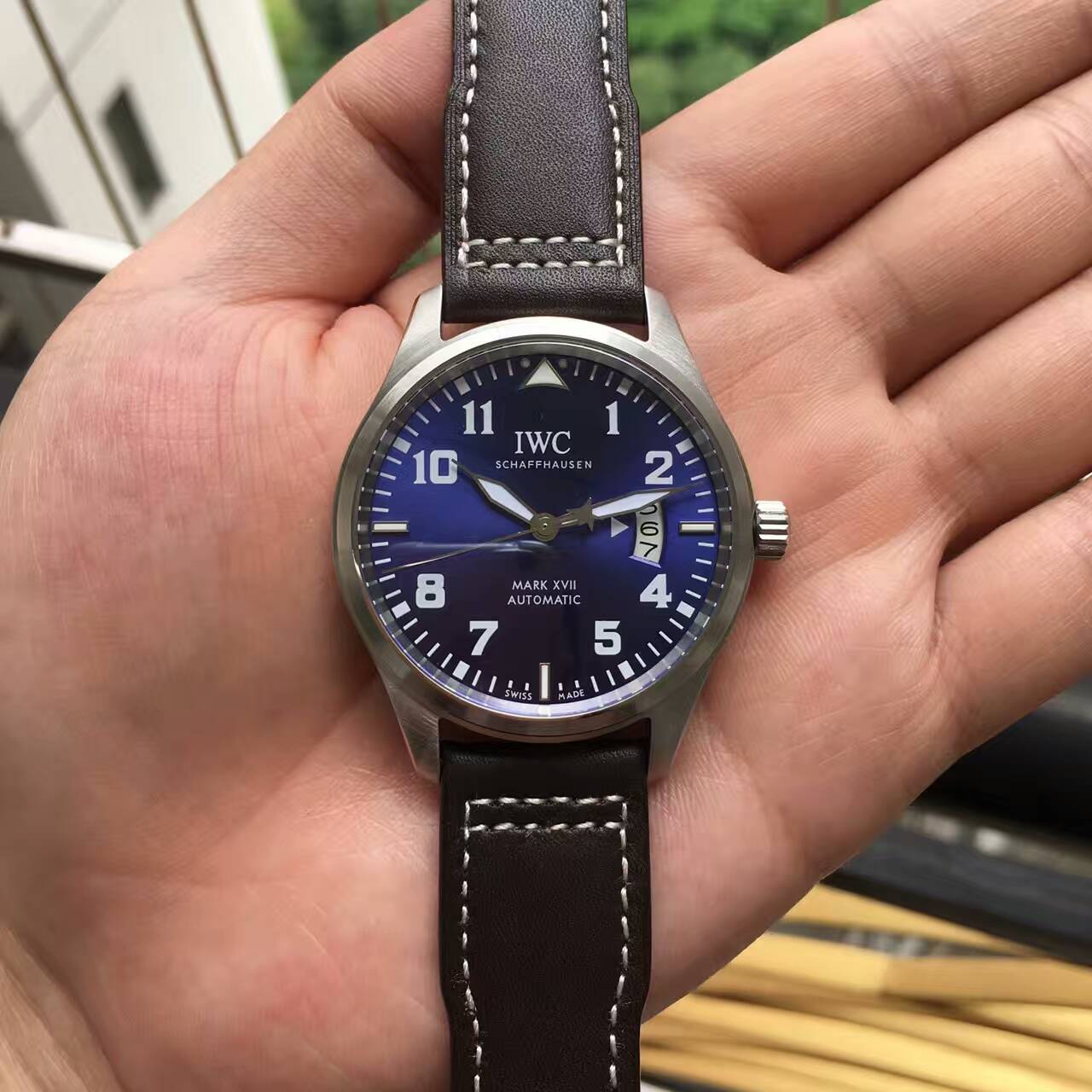 3A萬國 飛行員系列 IW326506腕錶 原裝進口9015機芯 真牛皮錶帶
