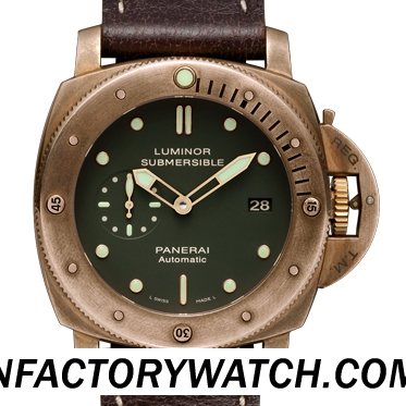 3A沛納海Panerai LUMINOR SUBMERSIBLE 1950 3 DAYS AUTOMATIC BRONZO Pam00382/Pam382 v2 完美版