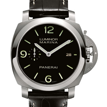 3A沛納海Panerai LUMINOR MARINA 1950 3 DAYS AUTOMATIC Pam00312/Pam312 v2  沛納海P9000 自動機械機芯水晶防刮無色防反光塗層 完美版