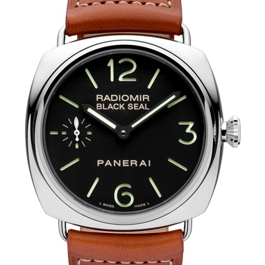 3A沛納海Panerai RADIOMIR BLACK SEAL Pam00183/Pam183 藍寶石水晶無色防反射塗層 夜光錶盤和指針