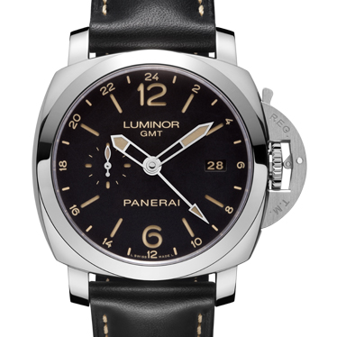 3A沛納海Panerai LUMINOR 1950 3 DAYS GMT 24H AUTOMATIC ACCIAIO PAM00531/PAM531 316L不鏽鋼殼套 藍寶石水晶 AP塗層 自動上鏈條機芯