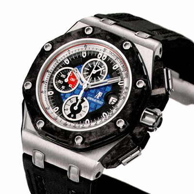 3A愛彼AP ROYAL OAK OFFSHORE 皇家橡樹離岸型 Grand Prix 26290PO.OO.A001VE.01 黑色小牛皮錶帶