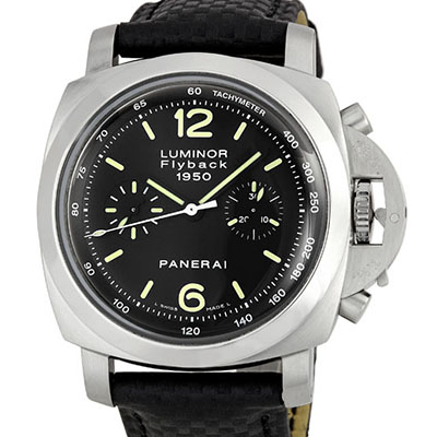 3A沛納海Panerai LUMINOR 1950 FLYBACK Pam00212/Pam212 上海7750-2自動計時碼錶 316L不鏽鋼錶殼 雙折疊式錶扣