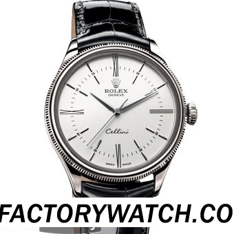 3A勞力士Rolex cellini 切利尼 50509 防劃藍寶石水晶 316L精鋼
