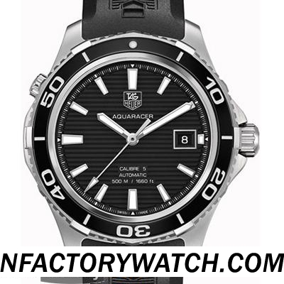 3A豪雅TAG HEUER AQUARACER 競潛 WAK2110.FT6027 316L精鋼 防劃藍寶石水晶 AR