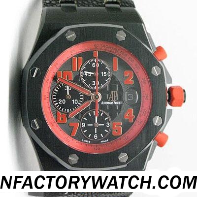 3A愛彼AP 皇家橡樹系列 Royal Oak Offshore 26299SN.OO.D001GA.01 316L不鏽鋼錶殼離子電鍍黑色 防刮藍寶石水晶