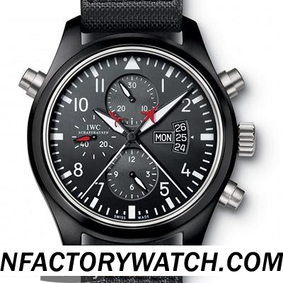 3A萬國IWC TOP GUN 飛行員 Pilot 壯志淩雲雙計時錶限量版 IW379901