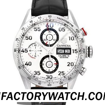 3A豪雅TAG HEUER CARRERA 卡萊拉系列 CV2A11.FC6235 316L精鋼 測速計錶圈 防劃傷藍寶石水晶