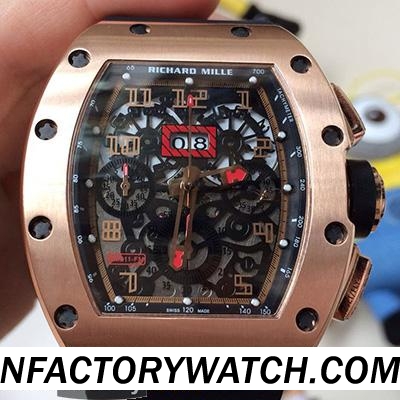 3A理查德·米勒Richard Mille RM 011 玫瑰金 Felipe Massa 限量版 Limited Edition